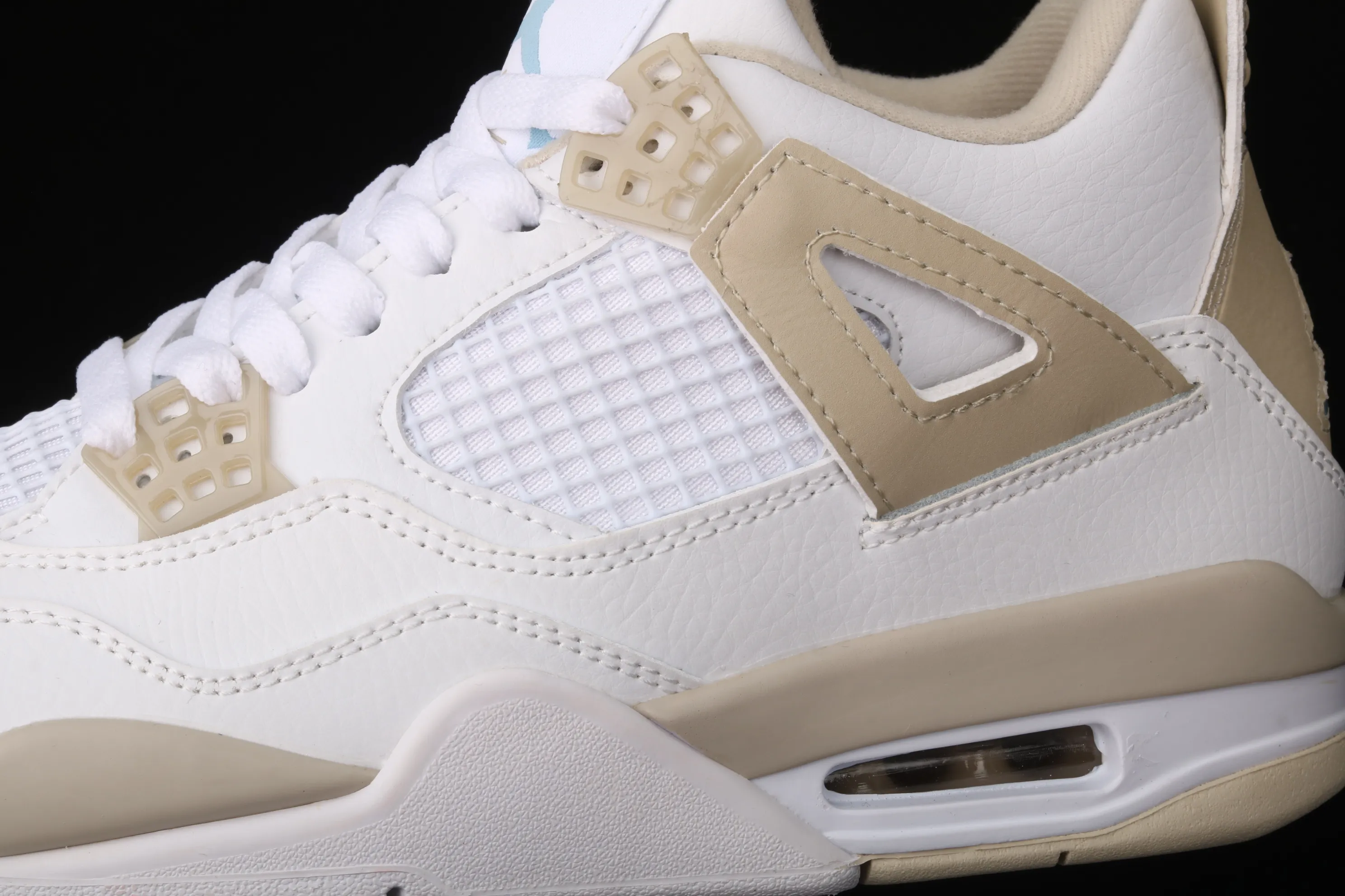 All categories Air Jordan Jordan series basketball shoes Air Jordan 4 G version Air Jordan 4 "Linen" AJ4 Joe 4 beach white gold 487724-118